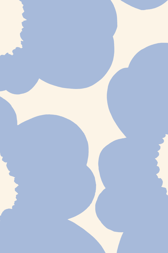 ISO UNIKKO -puuvillasatiini vaaleansininen